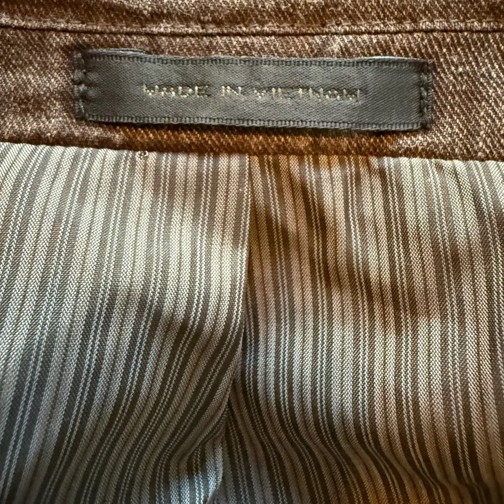 Madison Men’s Soft Washed Denim Brown Classic Blazer